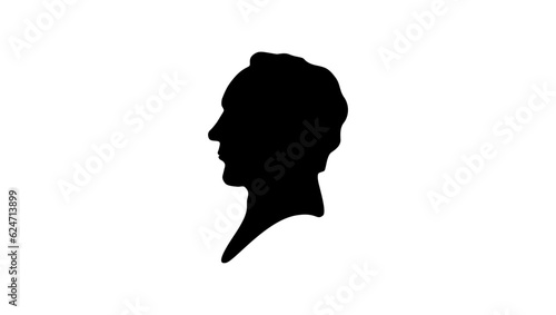 Charles Babbage silhouette
