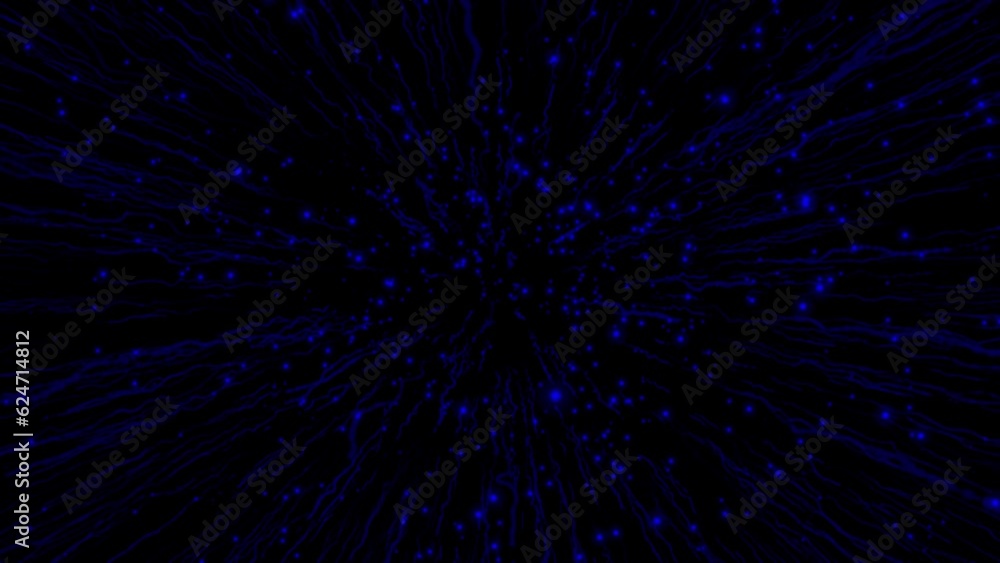 Blue color sparkling glitter particles motion background Blue color sparkling glitter particles motion background