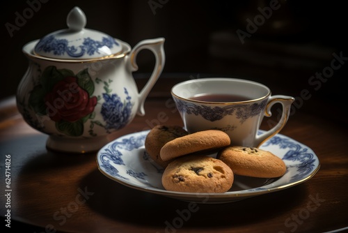 Tea cookies. Generate Ai
