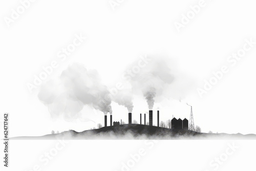 Climate change. Environment concept illustration