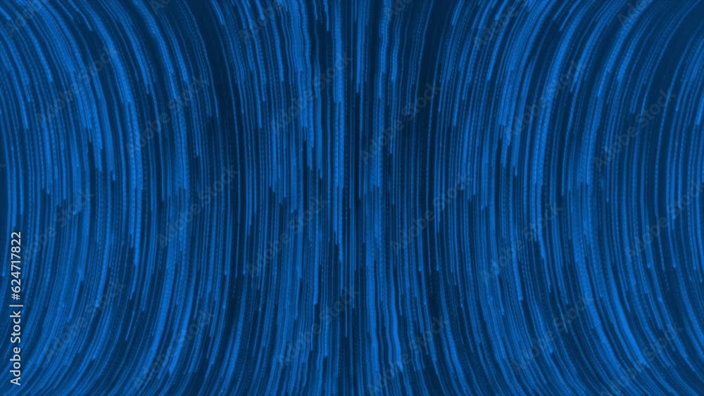 Royal blue color 3D falling particle rain motion background Royal blue color 3D falling particle rain motion background