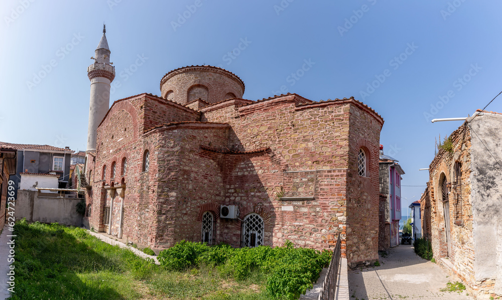 Trilye Town street view in Bursa of Turkey