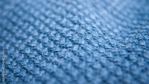 Jersey de lana azul gastado