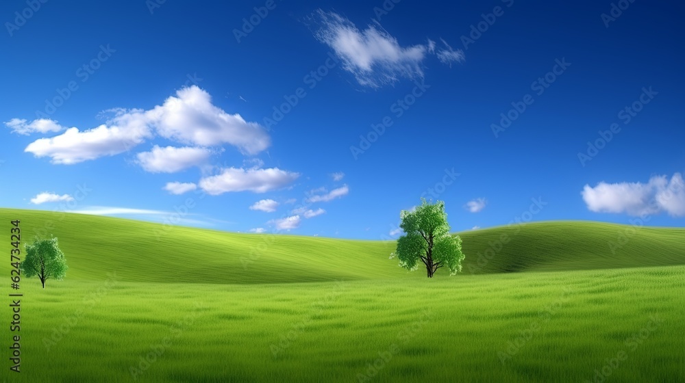 Bliss green Landscape 