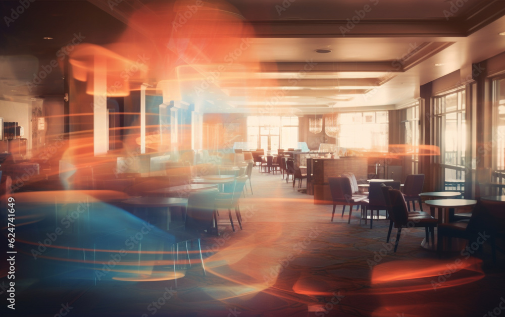 Abstract blur hotel interior Abstract blur hotel interior