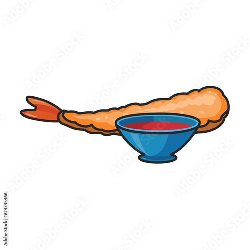 Shrimp vector icon.Color vector icon isolated on white background shrimp .