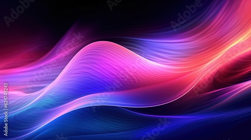 abstract background with waves