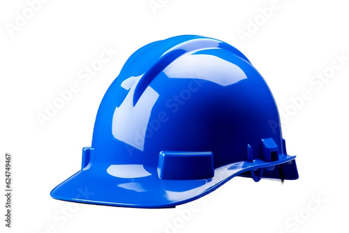 blue helmet isolated on white background