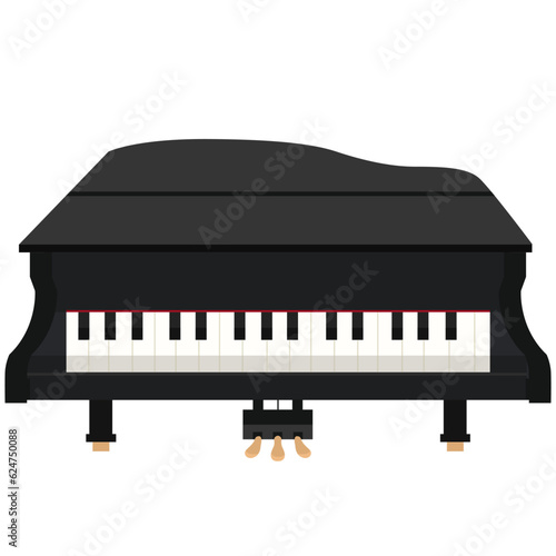 ピアノのイラスト素材　ベクター