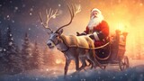 Santa Claus, Christmas, New Year Generative AI