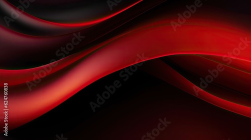 Sleek Red and Black Abstract: Elegant Web Design