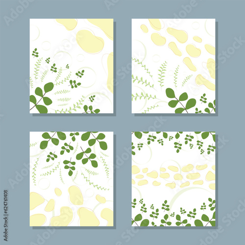 Creative wall frames vector art illustration