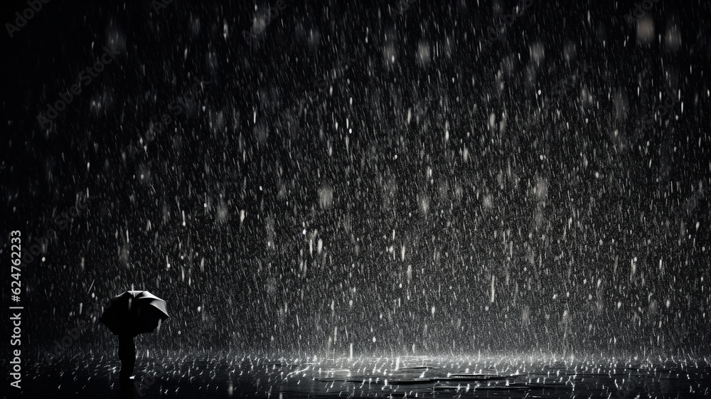 © Ruben Chase - Overlay resource of a rain against black background, created with generative AI technology, created with generative AI technology © Ruben Chase - Overlay resource of a rain against black background, created with generative AI technology, created with generative AI technology