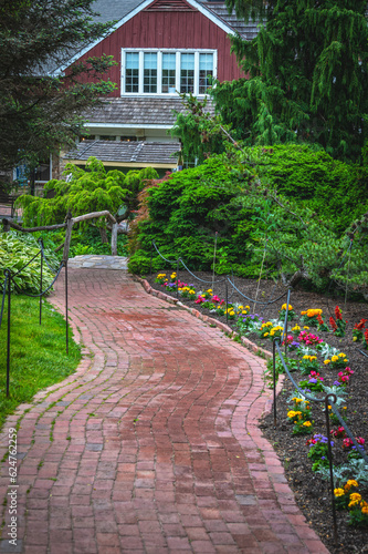 Pavers and Garden photo