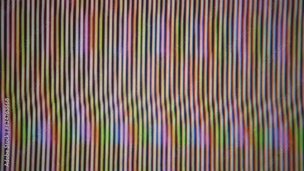 Analog Tv Glitch Static Noise Texture. Animation