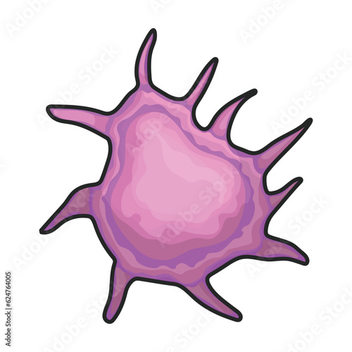 Plankton vector icon.Color vector icon isolated on white background plankton.
