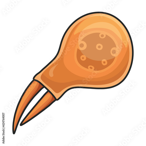 Plankton vector icon.Color vector icon isolated on white background plankton.