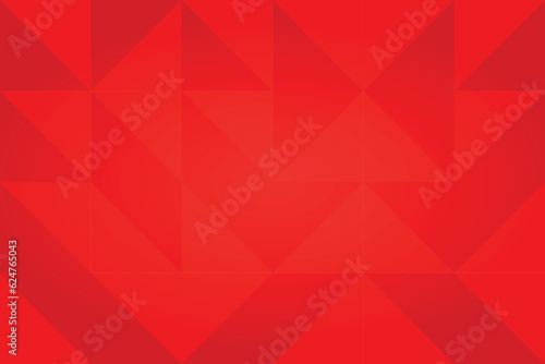 Red mosaic background design. Vector illustration.