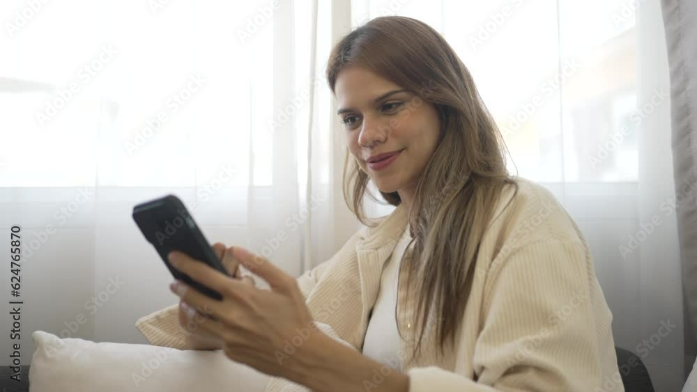 Pretty woman is make leisure activity at home. Pretty woman is make leisure activity at home.
