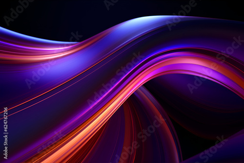  purple wave background  abstraction. AI generation