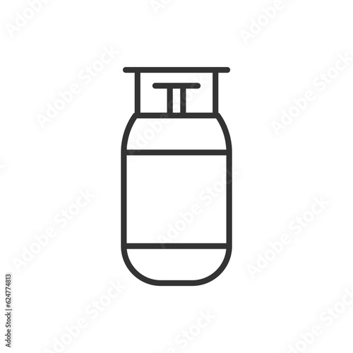 Gas cylinder tank icon
