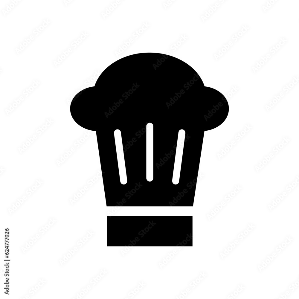 Chef hat icon vector. Cook illustration sign. kitchen symbol. Chef hat icon vector. Cook illustration sign. kitchen symbol.