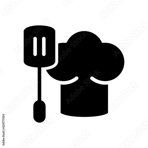 Chef hat icon vector. Cook illustration sign. kitchen symbol.