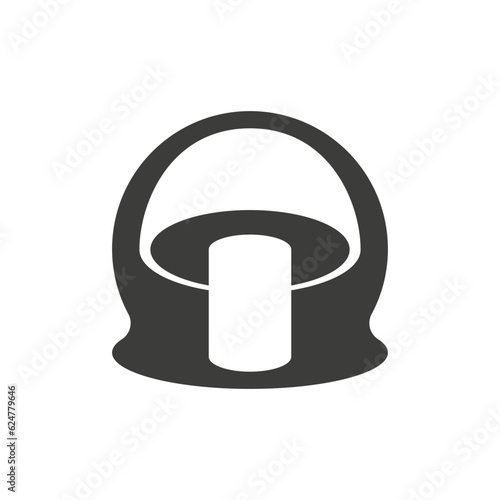 Mushroom logo design template. 