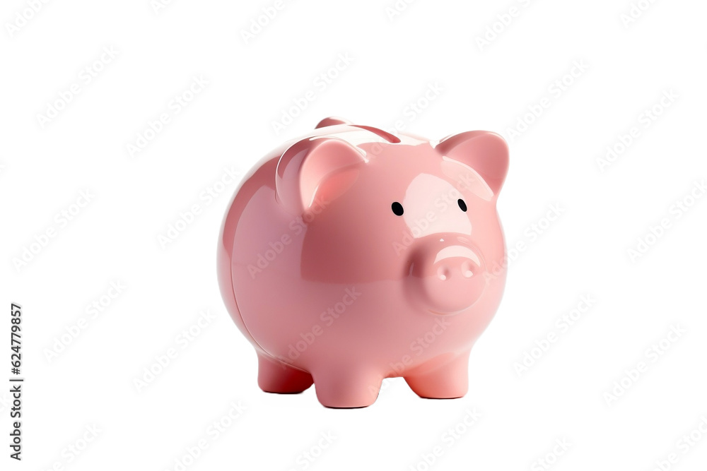 piggy bank isolated on white background