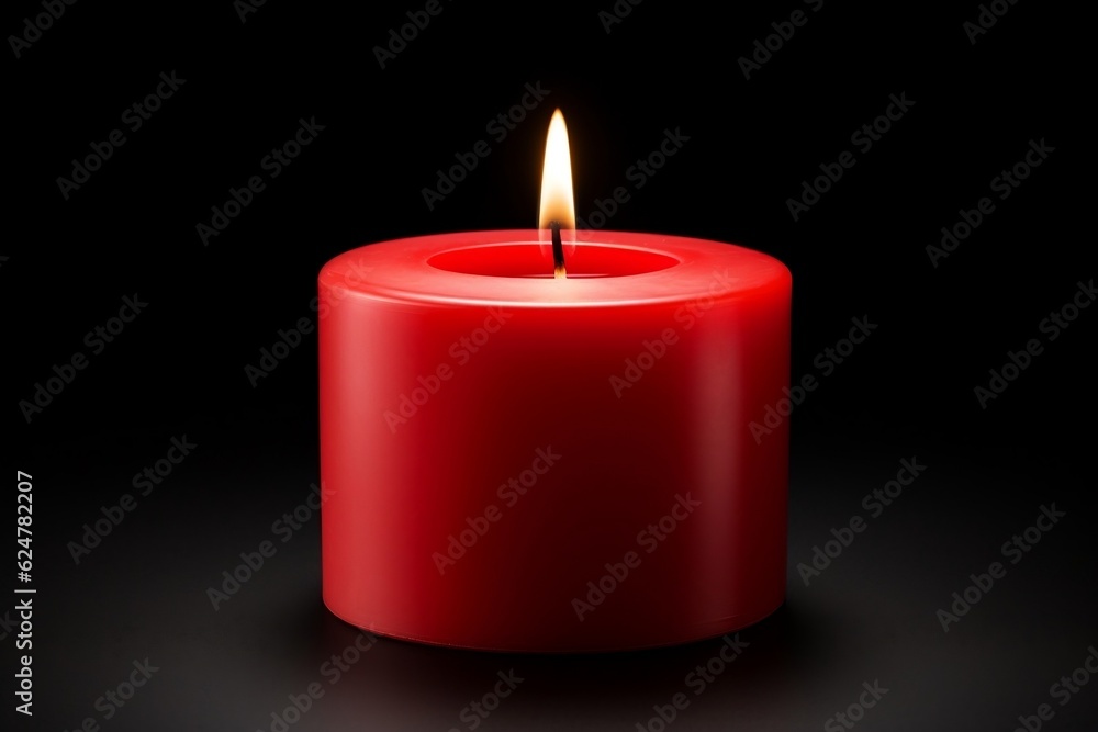 red burning candle red burning candle