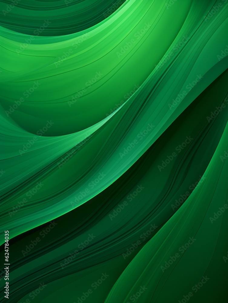 Fototapeta premium Abstract Organic Green Wallpaper Background