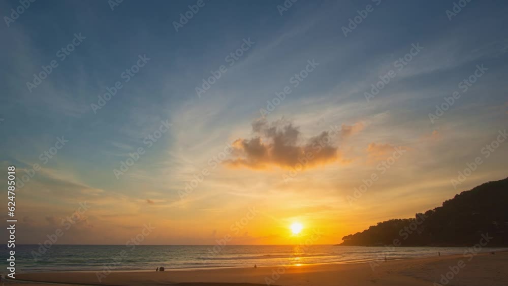 .aerial view exotic colorful sky in bright sunset at Karon beach Phuket..Scene of colorful romantic sky of sunset. Gradient color. Sky texture..amazing sky of bright sunset in nature and travel .aerial view exotic colorful sky in bright sunset at Karon beach Phuket..Scene of colorful romantic sky of sunset. Gradient color. Sky texture..amazing sky of bright sunset in nature and travel