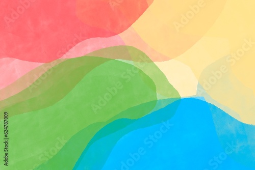 The simple rainbow colorful background