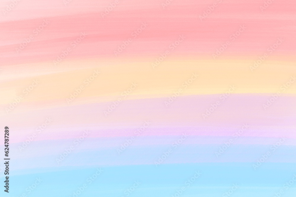 The simple rainbow colorful background