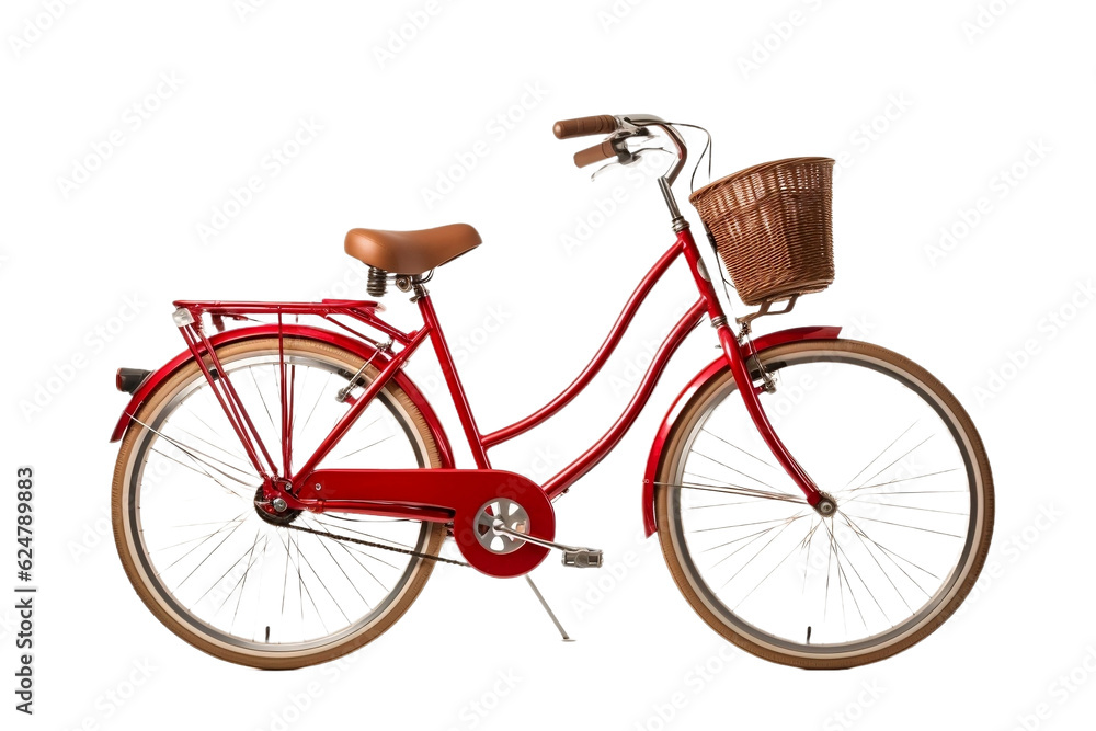 bicycle isolated on white background
