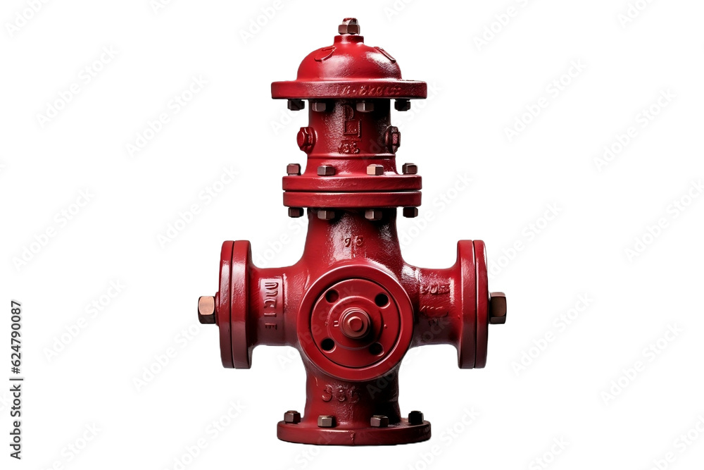 Fototapeta premium fire hydrant isolated on white background