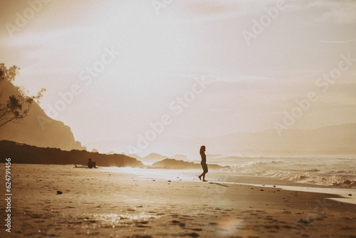 Sunrise at Wategos Beach photo