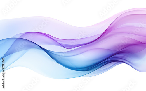 an ethereal blend of sky blue and purple abstract blooming shape,  generative ai