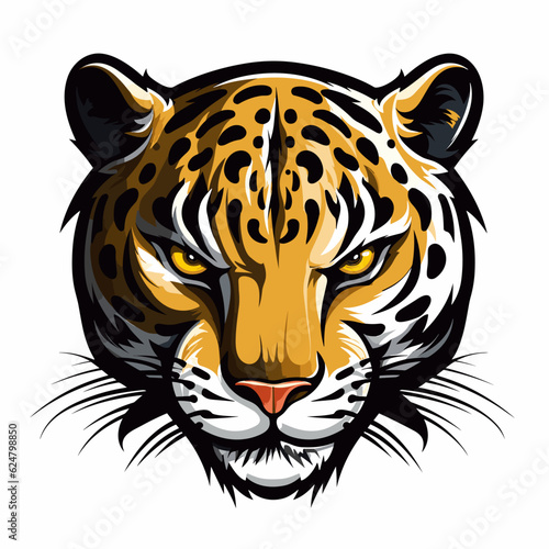 Esport vector logo leopard  leopard icon  leopard head  vector  sticker