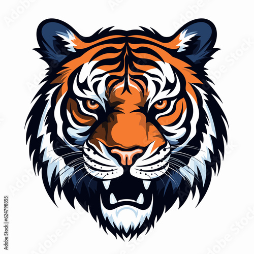 Esport vector logo tiger, tiger icon, tiger head, vector, sticker