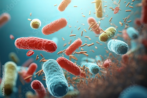 3d rendered illustration of a bacteria