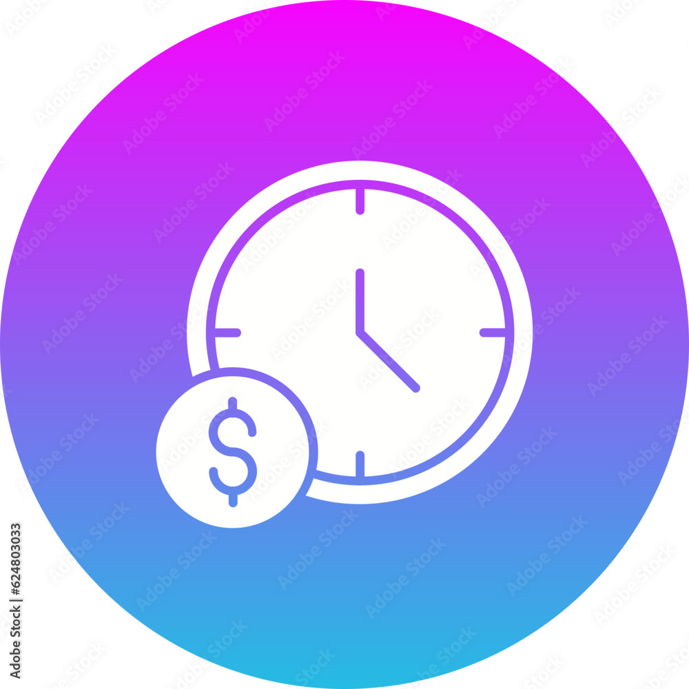 Time Is Money Icon Time Is Money Icon