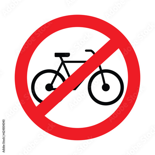 no parking sign, no bicycle 