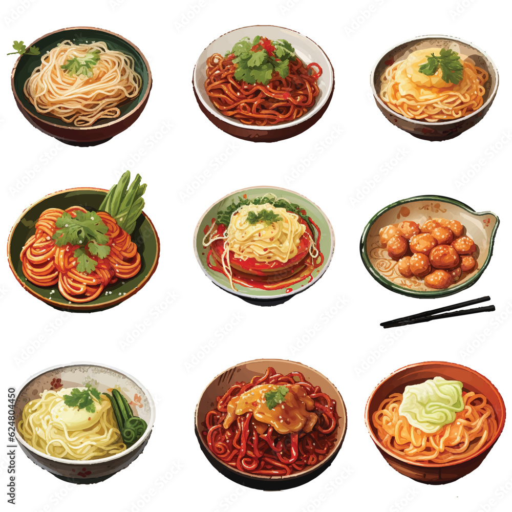 Variety of Chinese food people's favorite Variety of Chinese food people's favorite