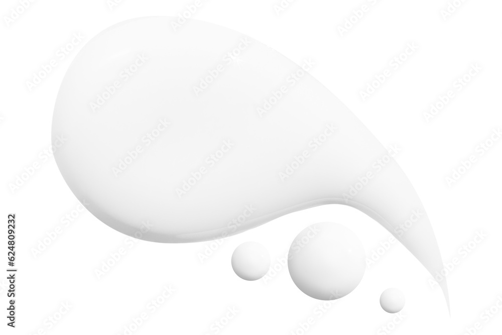 Ointments and drops of a beautiful white cream on an empty background. isolated Ointments and drops of a beautiful white cream on an empty background. isolated