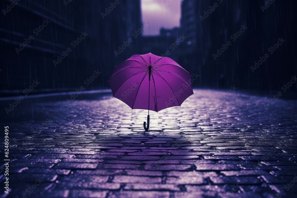 Purple umbrella clearance