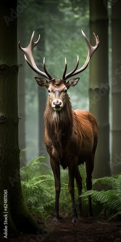 Best majestic deer animal photography. generative ai.