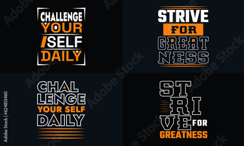 best typography t shirt design for gym and fitness inspiration and motivation