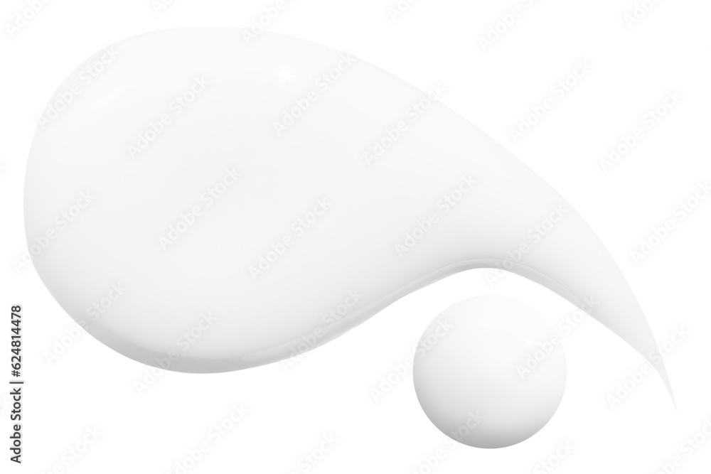Ointments and drops of a beautiful white cream on an empty background. isolated Ointments and drops of a beautiful white cream on an empty background. isolated