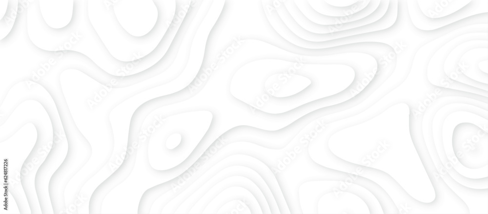 Abstract White paper cut background with lines.3d realistic papercut decoration textured with wavy layers. modern wallpaper texture and 3d realistic design use for banner flyers, posters. Abstract White paper cut background with lines.3d realistic papercut decoration textured with wavy layers. modern wallpaper texture and 3d realistic design use for banner flyers, posters.